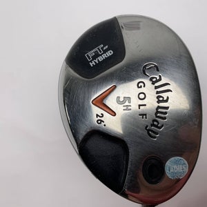 Callaway Fusion FT Hybrid 5 Hybrid 26* Aldila NVS Hybrid 70g Ladies RH