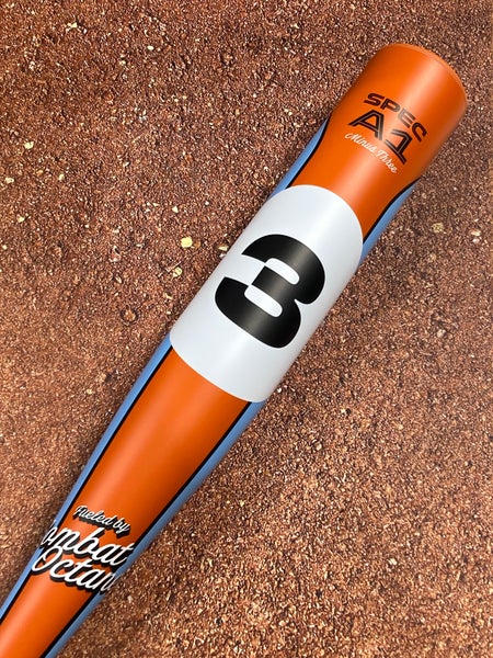 MINT CONDITION BBCOR Certified 2026 Combat MFG Spec A1 Bat 32" (-3) | Performance Racer Edition
