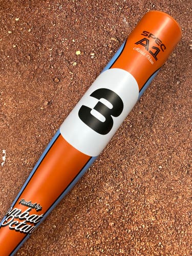 MINT CONDITION BBCOR Certified 2026 Combat MFG Spec A1 Bat 31" (-3) | Performance Racer Edition
