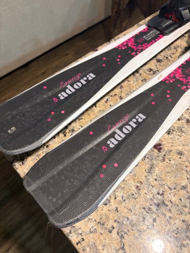 Women's All Mountain 159 cm Volkl Adora Skis With Bindings (Used)