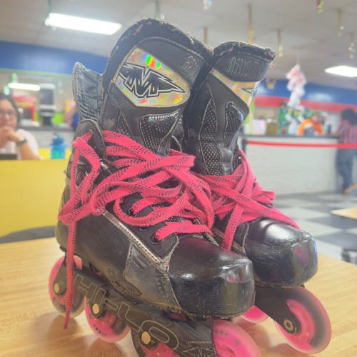 Mission Axiom T9 Inline Skates Wide Width Size 3 (Used)