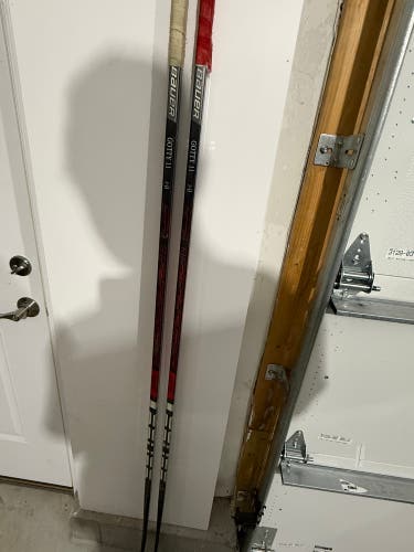 2 pack Bauer Supreme 2S Pro Left Hand Hockey Stick P92 82 Flex (Used)