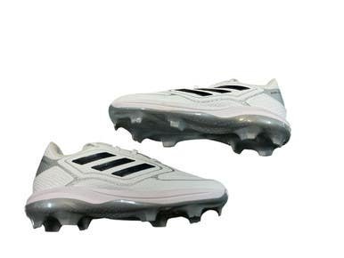Used Adidas Jr FB Cleats White Junior 04.5 11873-S000237538