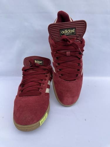 #28 Adidas Originals Busenitz Sneakers Burgundy Suede Skate Shoes US 8 Mens