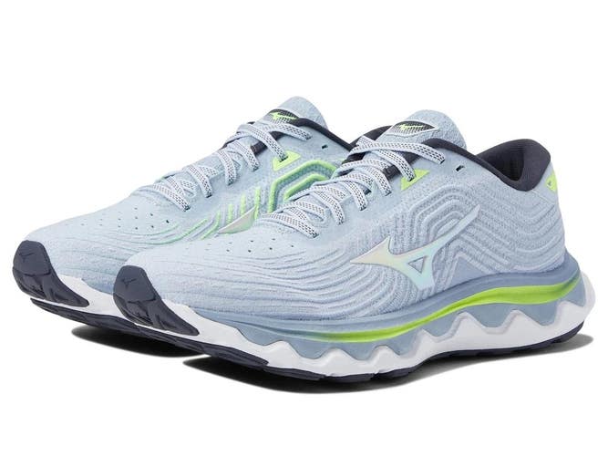 Mizuno Wave Horizon 6 J1GD22601 Womens 7 Heather White Road Running Shoes MEW747