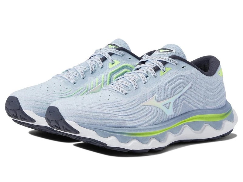 Mizuno Wave Horizon 6 J1GD22601 Womens 7 Heather White Road Running Shoes MEW747