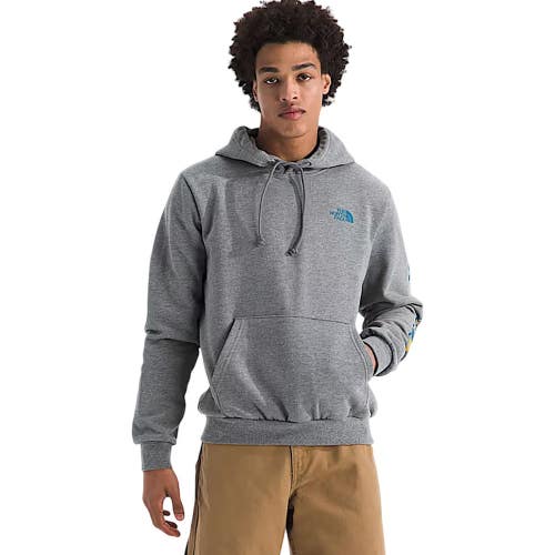 The North Face Evolution Tent Hoodie Men's Large Gray Graphic Pullover POSH095