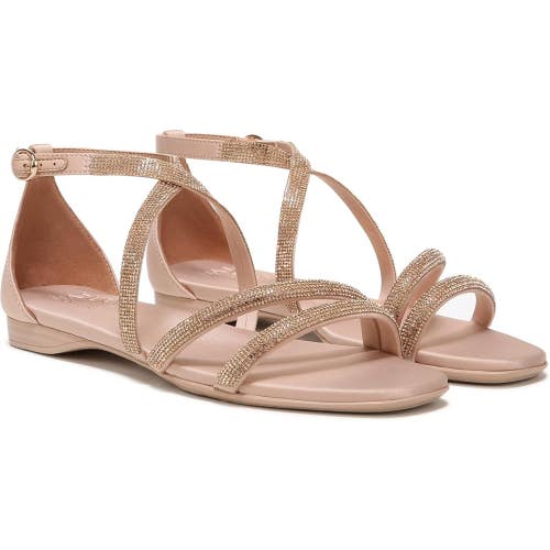 Naturalizer Sicily I5688F1-250 Sandal Women's 8.5 Opal Beige Rhinestone KHD1166