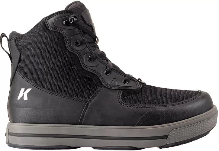 Korkers Stealth FB9200 Sneakers Men's US 13 Black Round Toe Fishing Shoes MEW708