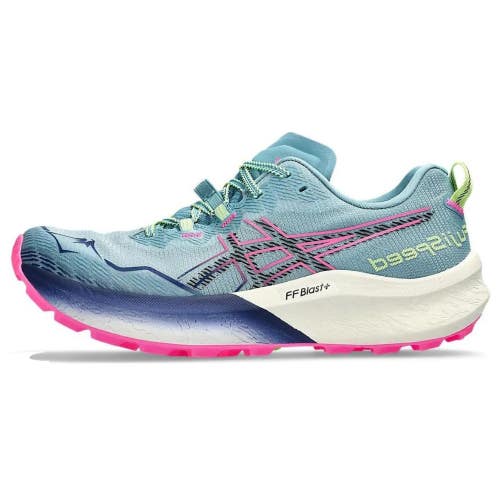 Asics Fujispeed 2 1012B515-400 Women's US 10.5 Blue Trail Running Shoes MEW662