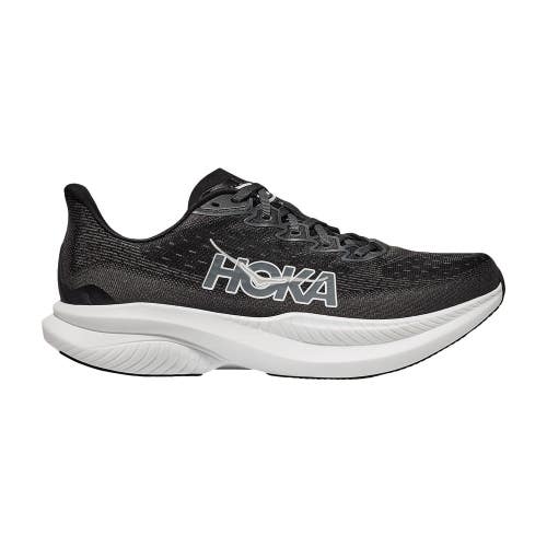 Hoka One One Mach 6 1147833-BWHT Sneaker Men's 9.5 2E Black Running Shoes MEW668