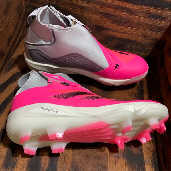 Adidas Adizero Impact+ TPU Baseball Cleats Pink Gray Men