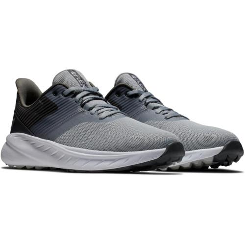 FootJoy Flex 56288 Sneakers Men's US 8W Charcoal Spikeless Golf Shoes RHS8458