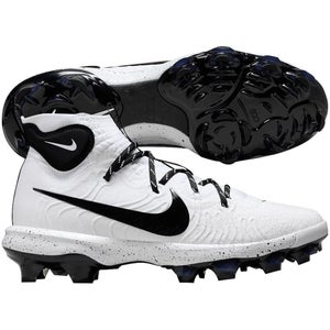 Nike Alpha Huarache NXT MCS DJ6519-107 Men's White Black Baseball Cleats MEW741