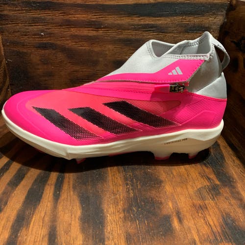 Adidas Adizero Impact+ TPU Baseball Cleats Pink Gray Men's Size 7.5 IF3353