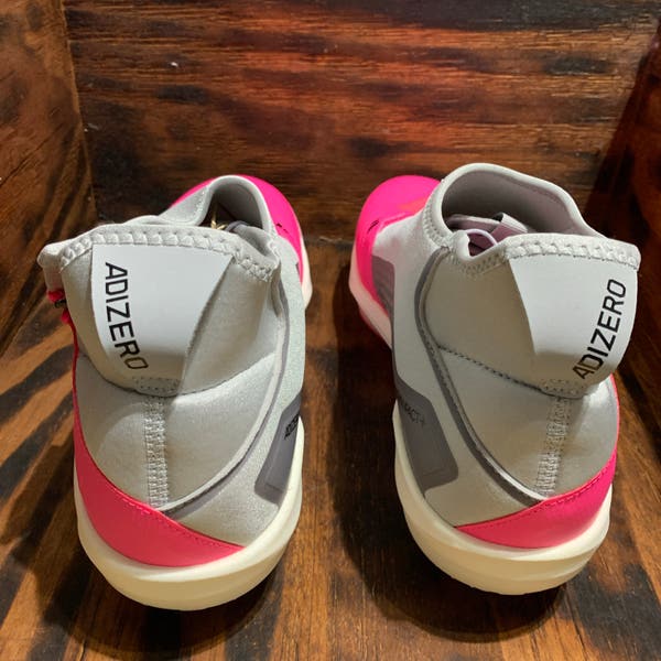 Adidas Adizero Impact+ TPU Baseball Cleats Pink Gray Men display picture 3