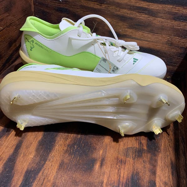 NEW Adidas Adizero Impact+ TPU Baseball Cleats IF8494 Size 9.5 White Adidas Adizero Impact+ TPU Baseball Cleats Pink Gray Men main image 4