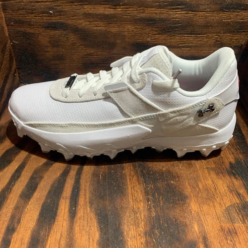 Under Armour Harper Harper 10 Pro TPU Mens 8.5 White Baseball Cleats 6010136-101