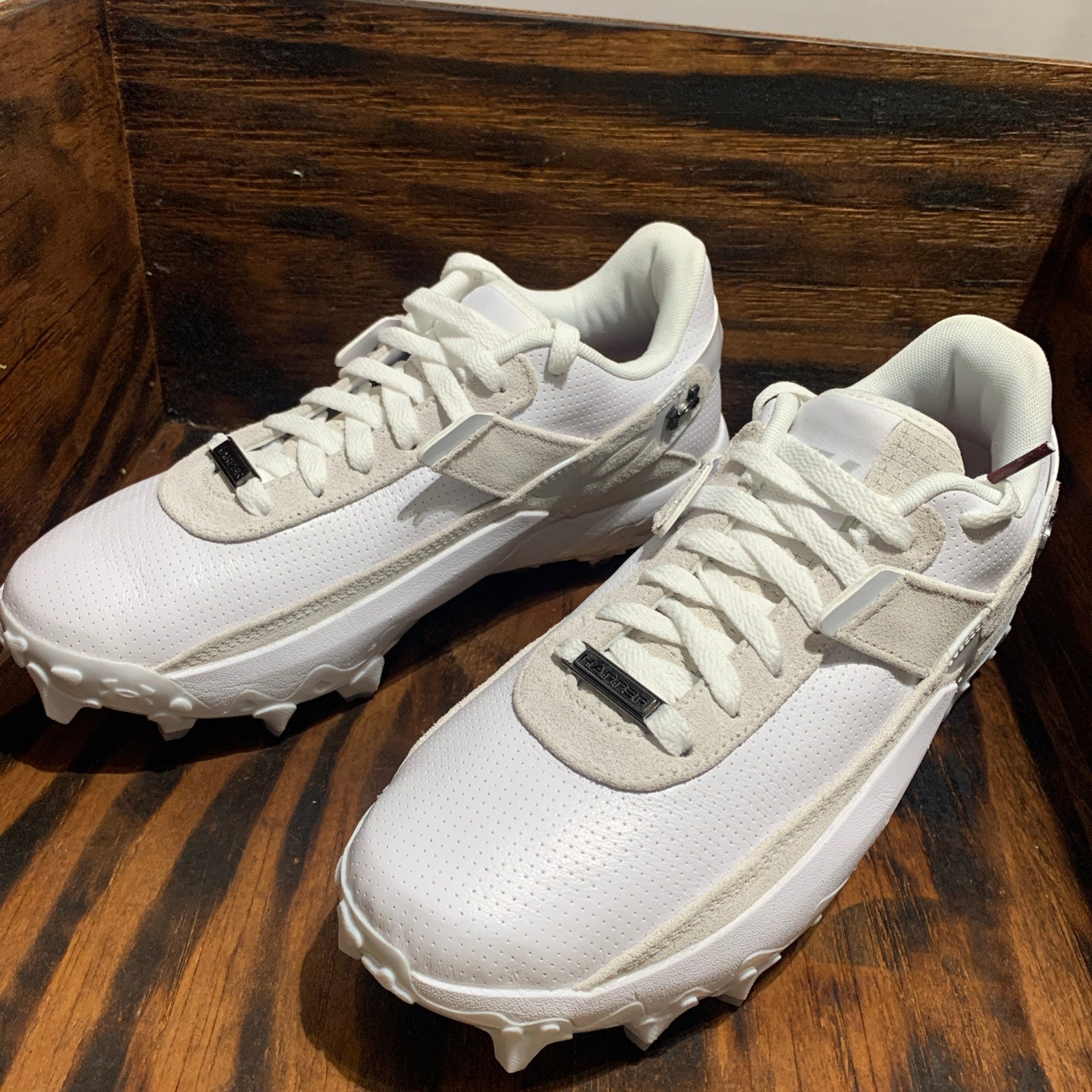 Under Armour Harper Harper 10 Pro TPU Mens 8.5 White 