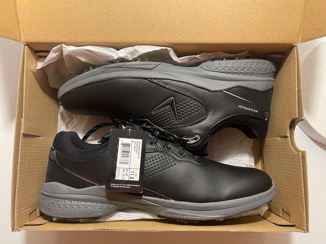Men's Size M 11.5 (W 12.5) Callaway Golf Shoes Solana TRX V3 Waterproof opti-dri  (New with tags)