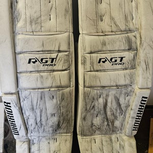 White Senior 35" Regular Pro Stock Ritual GT Goalie Full Set