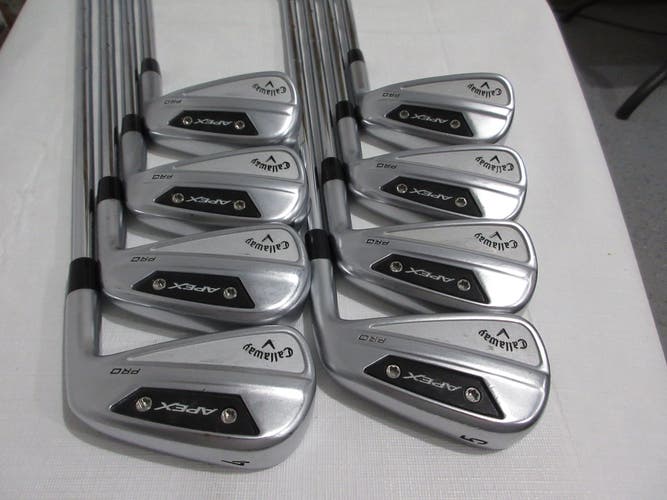 Callaway 2024 Apex Pro Iron Set - 4-PW, AW - DG TI X100 Extra Stiff X Flex Steel