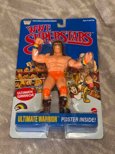 Ultimate Warrior LJN WWE Superstars Wave 2 Action Figure & Poster