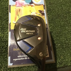Callaway Ladies Big Bertha Reva 30* 6 Hybrid RCH 45 Blue Graphite Shaft (38.25)