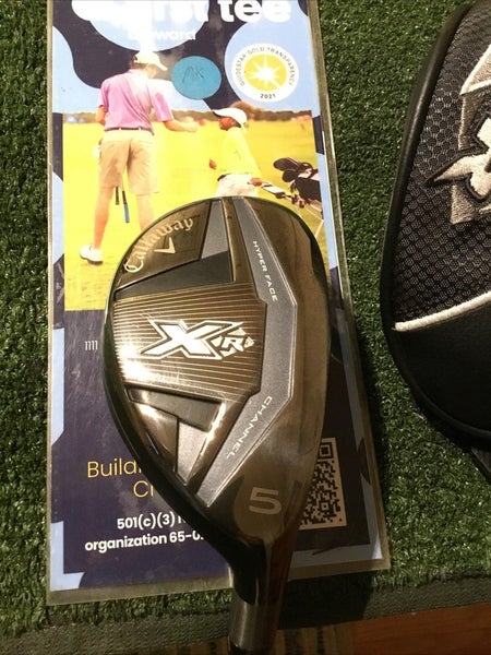 Callaway XR 5 Hybrid Stiff 70g Graphite Shaft (39) *VGC* & Head Cover
