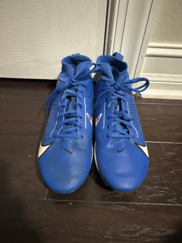 Blue Men's Size M 9.5 (W 10.5) Adult Nike Vapor edge pro 360 Molded Cleats Cleats (Used)