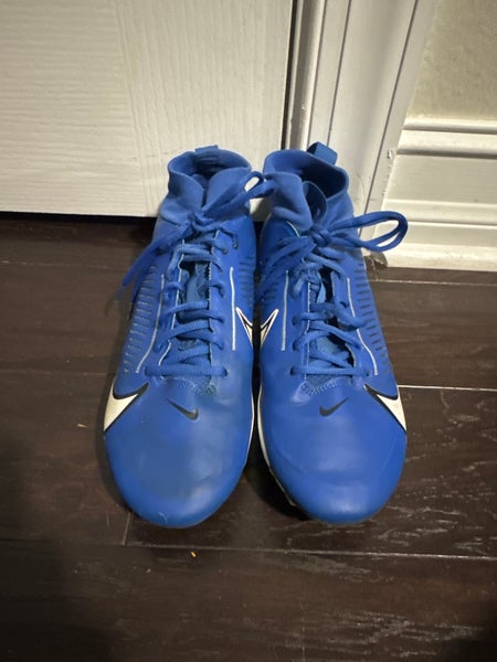 Blue Men's Size M 9.5 (W 10.5) Adult Nike Vapor edge pro 360 Molded Cleats Cleats (Used)