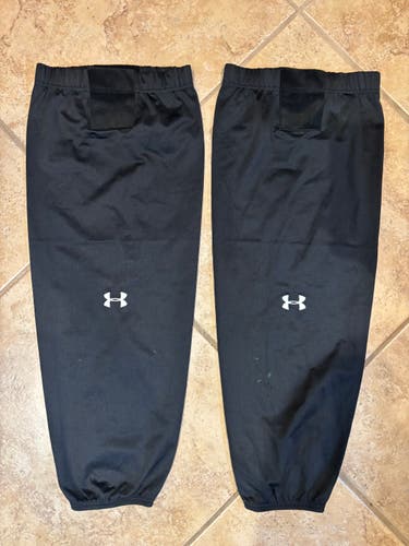Black Senior Large Under Armour Socks Pro Stock (Used)