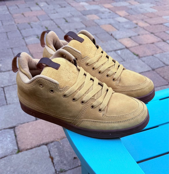Mens eS Tom Penny 2 Brown Suede Skateboarding Sneakers Barely Used - US Size 11