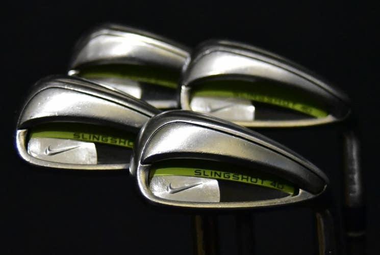 NIKE SLINGSHOT IRON SET 4 IRONS FLEX: W LENGTH: (6) 36.5 IN RIGHT HANDED