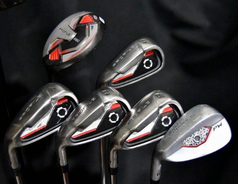 WILSON PROFILE SGI IRONS+DRIVER SET 6 IRONS FLEX:MEN'S LENGT:(6)38 (D)43.5 IN LH