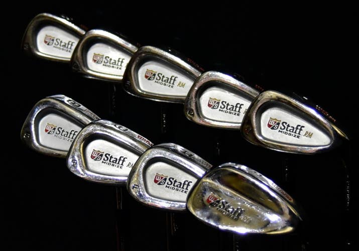 WILSON STAFF RM IRON SET 9 IRONS FLEX: REGULAR LENGTH: (5) 38 IN RIGHT HANDED