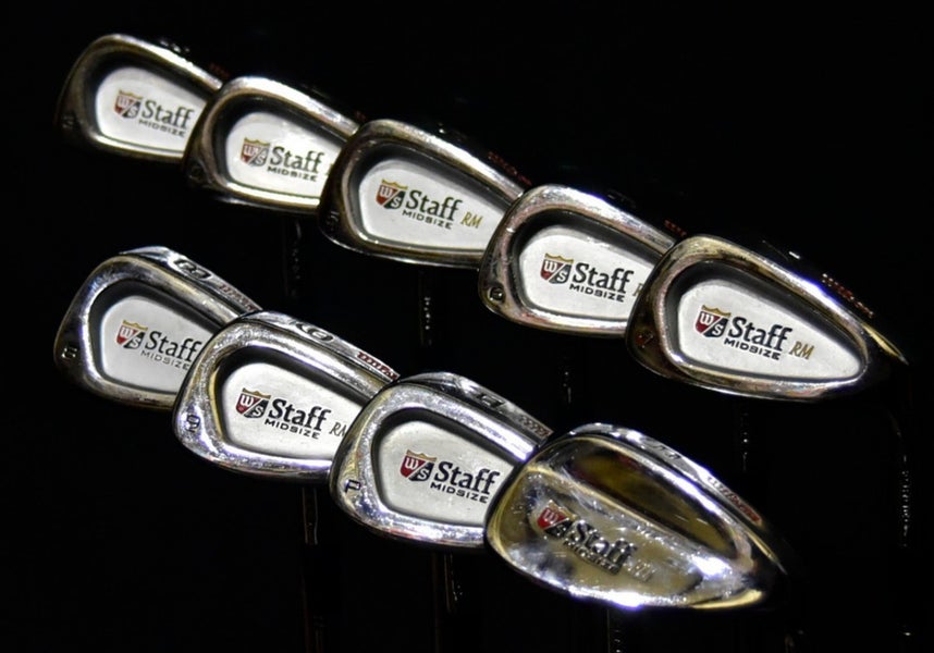 WILSON STAFF RM IRON SET 9 IRONS FLEX: REGULAR LENGTH: (5) 38 IN RIGHT HANDED