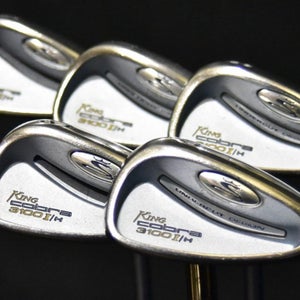 KING COBRA IRONS SET 5 IRON FLEX: LADIES LENGTH: (6) 36 IN RIGHT HANDED