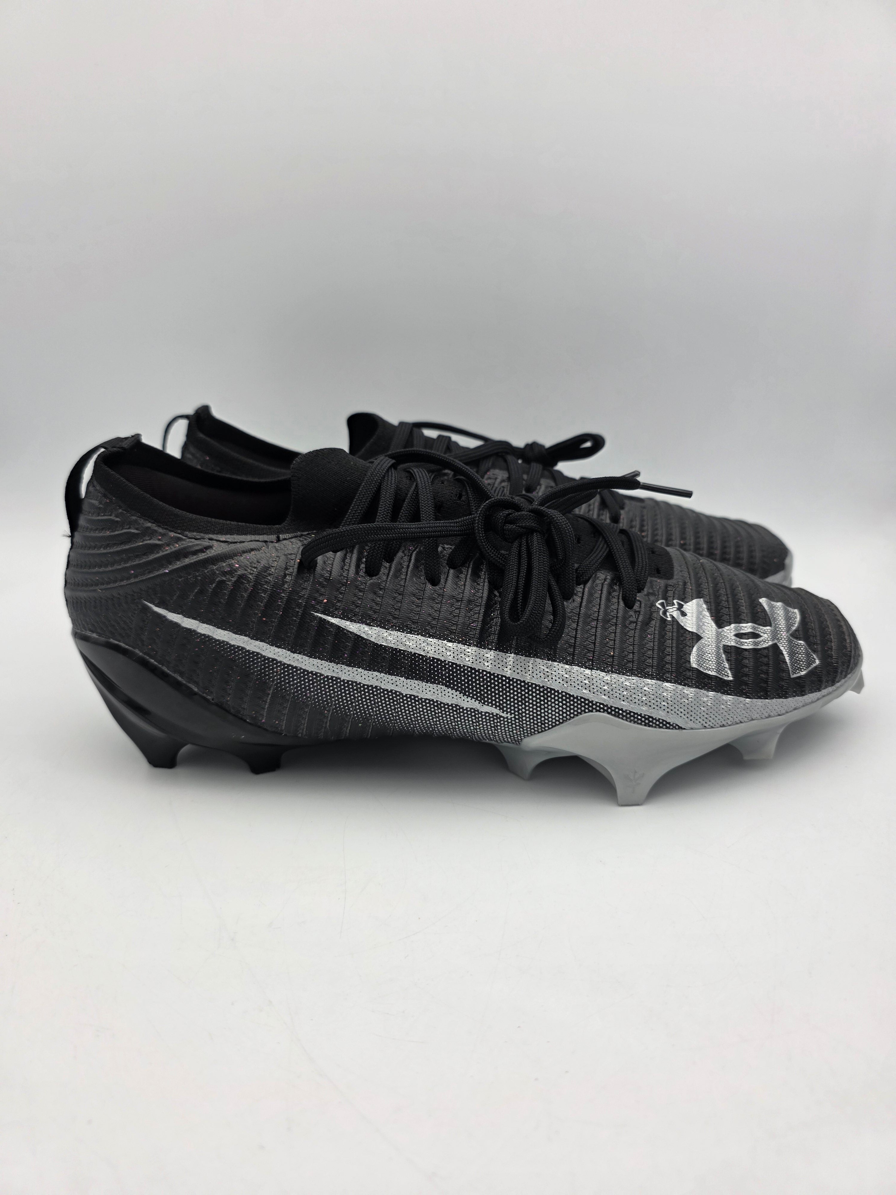 Under Armour Blur Pro Football Cleats Black Silver 3028220  display picture 1