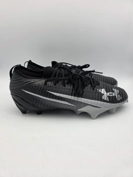 Under Armour Blur Pro Football Cleats Black Silver 3028220  display picture 2