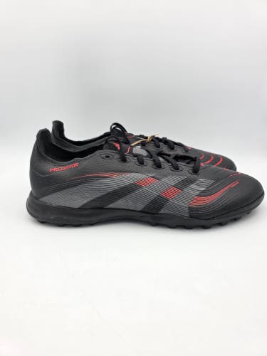 Adidas Predator League TF Cleats Mens Size 12 Black Red Turf Soccer Shoes ID3768