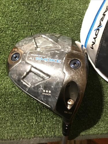 Callaway Paradym AI Smoke Max Triple Diamond 9*Driver Stiff Graphite Design UB-7