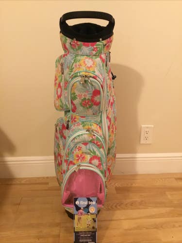 Cutler Ladies Cart Golf Bag with 14-way Dividers & Rain Cover *VGC*
