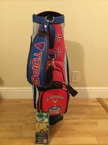 Callaway Majors 2022 Staff Golf Bag with 6-way Dividers & Rain Cover *VGC*