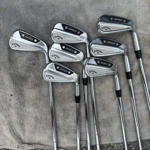Men's 2024 Callaway APEX PRO 24 Right Handed Iron Set Extra Stiff Flex (Used)