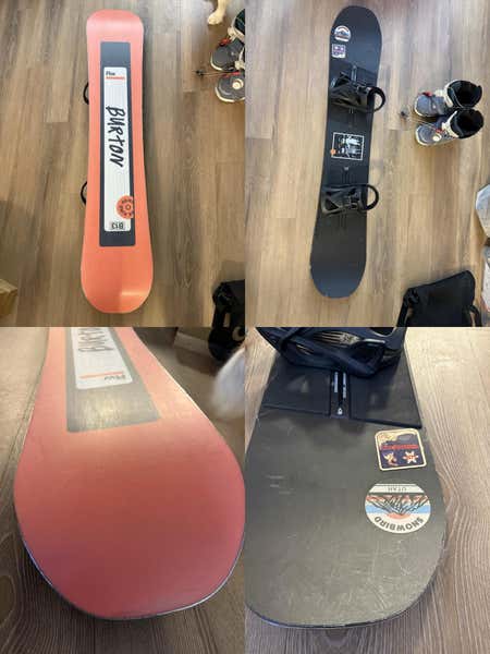 Women's Burton Rewind Snowboard All Mountain With Bindings Medium Flex  Directional 148 cm (Used) | SidelineSwap | Buy and Sell on SidelineSwap