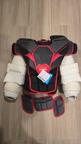 Small 2025 Bauer Vapor Flylite Goalie Chest Protector w/ CCM Pro Arms