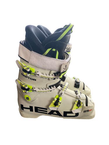 Used Head RS80 Mens DH Ski Boot White 275 MP - M09.5 - W10.5 11883-S000161609