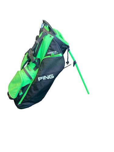 Used Ping HOOFER PRODIG Mens Stand Bag Neon Green 11883-S000161564