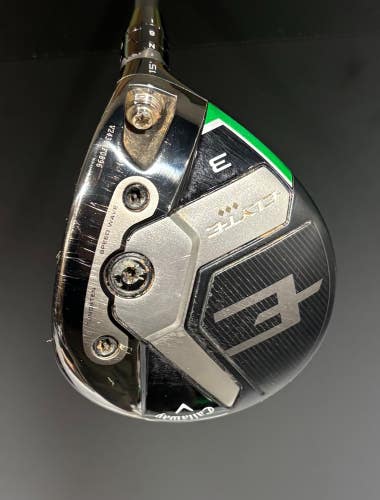 Callaway Elyte Triple Diamond 15* 3 Wood Stiff Tensei 1K Black 75g RH Used